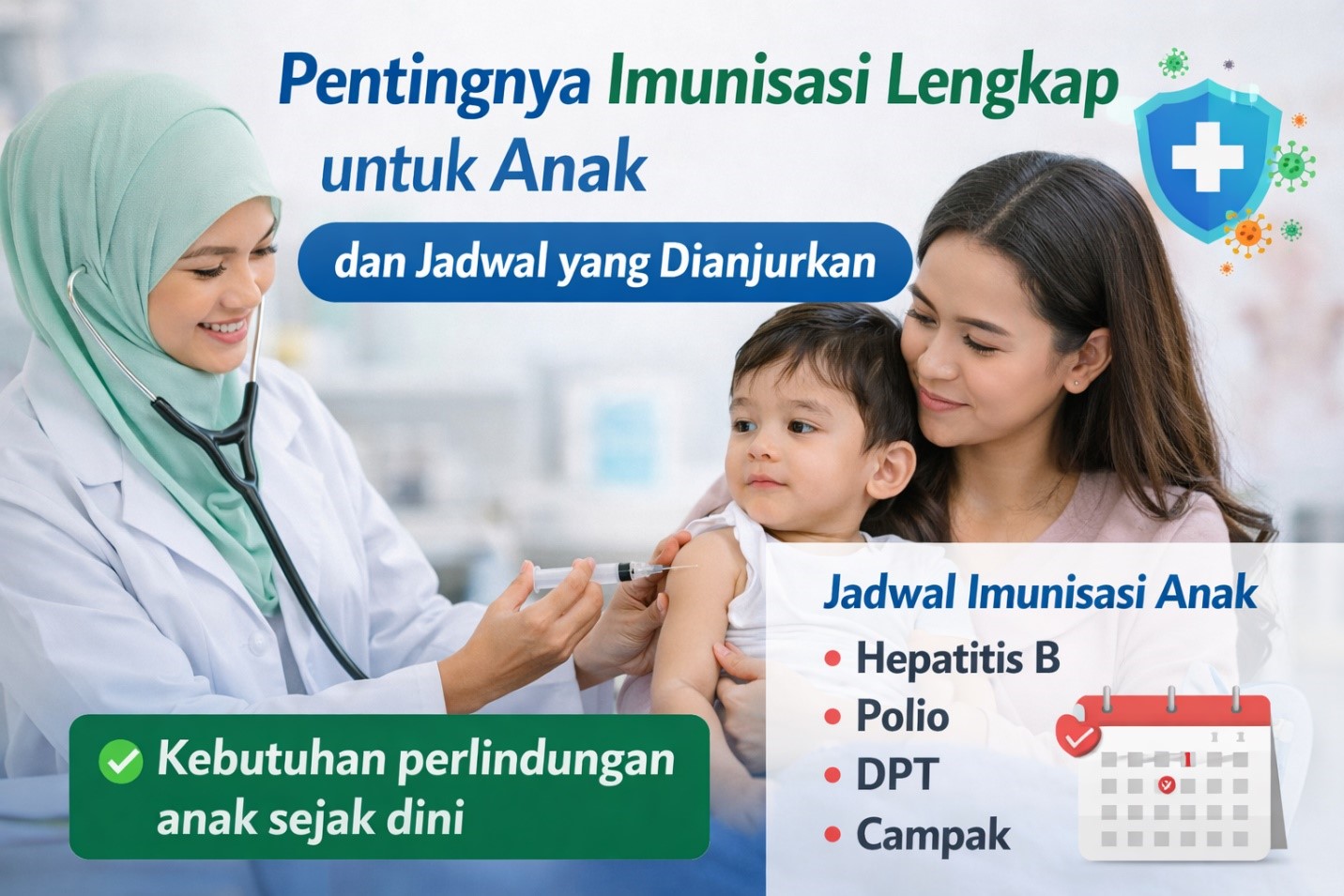 Pentingnya Imunisasi Lengkap untuk Anak dan Jadwal yang Dianjurkan