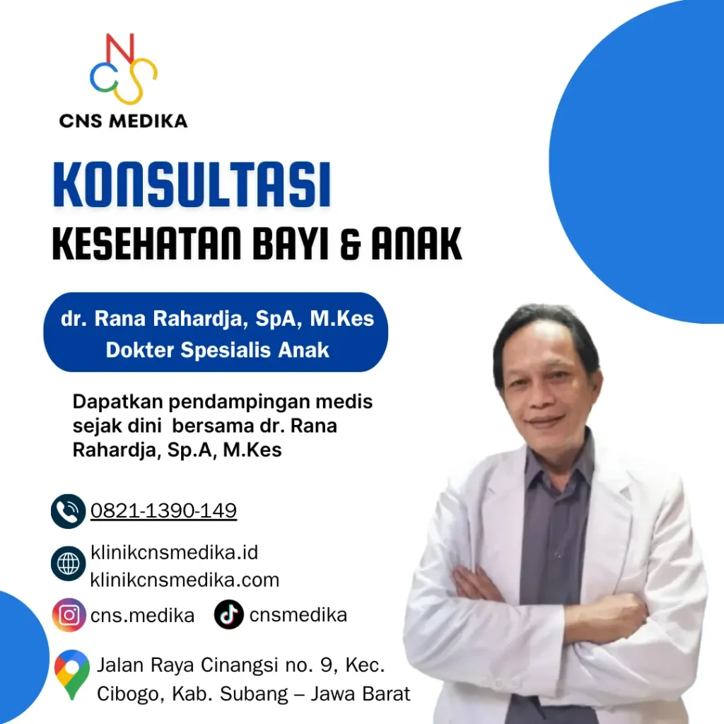 Dokter Anak di Cibogo Subang dr Rana Klinik CNS Medika