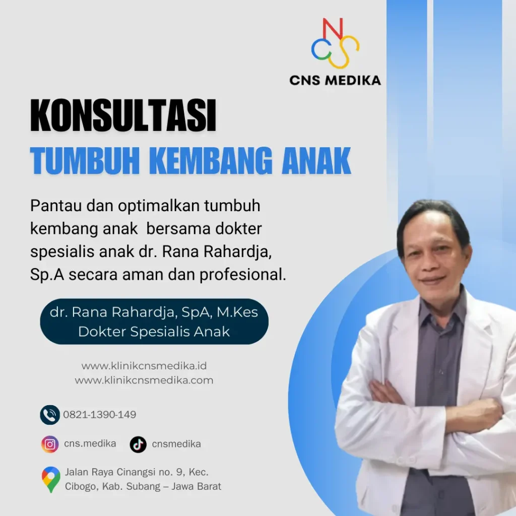 Dokter Spesialis Anak di Subang Klinik Utama CNS Medika