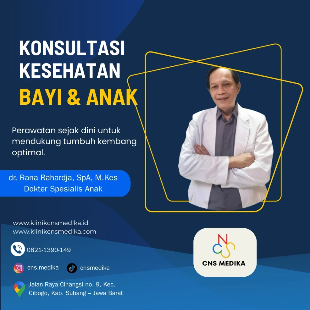 dokter praktek spesialis anak di Cinangsi Subang - Klinik CNS Medika Subang