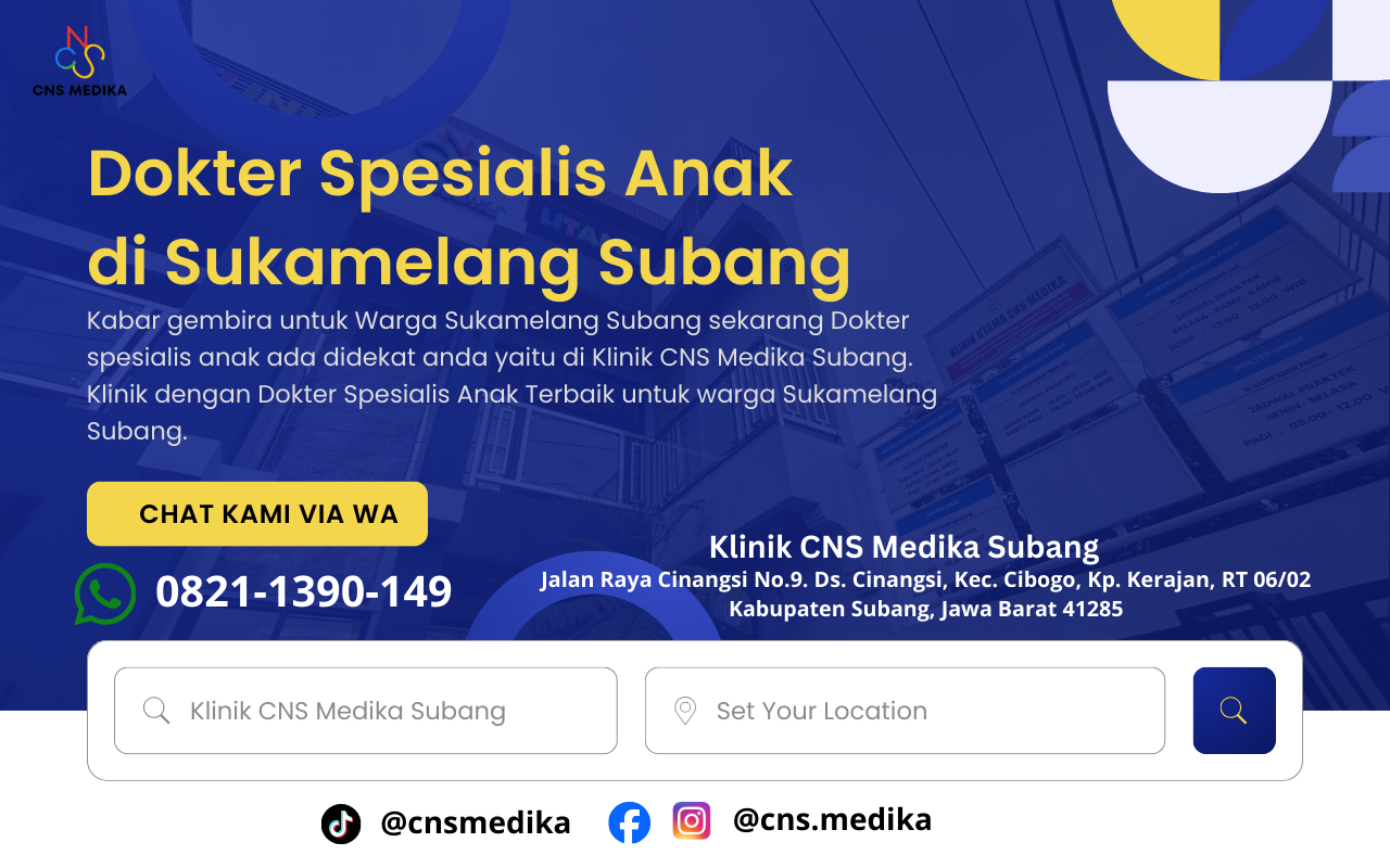 Dokter Spesialis Anak di Sukamelang Subang