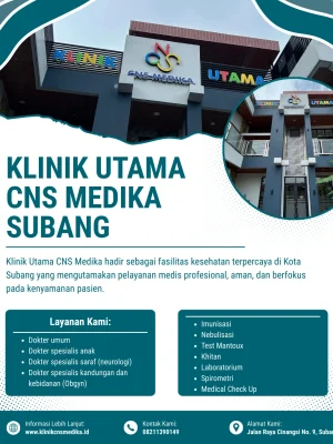 Klinik Terdekat di Subang Kota | Klinik CNS Medika