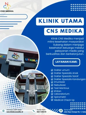 Klinik Utama CNS Medika di Cinangsi Subang