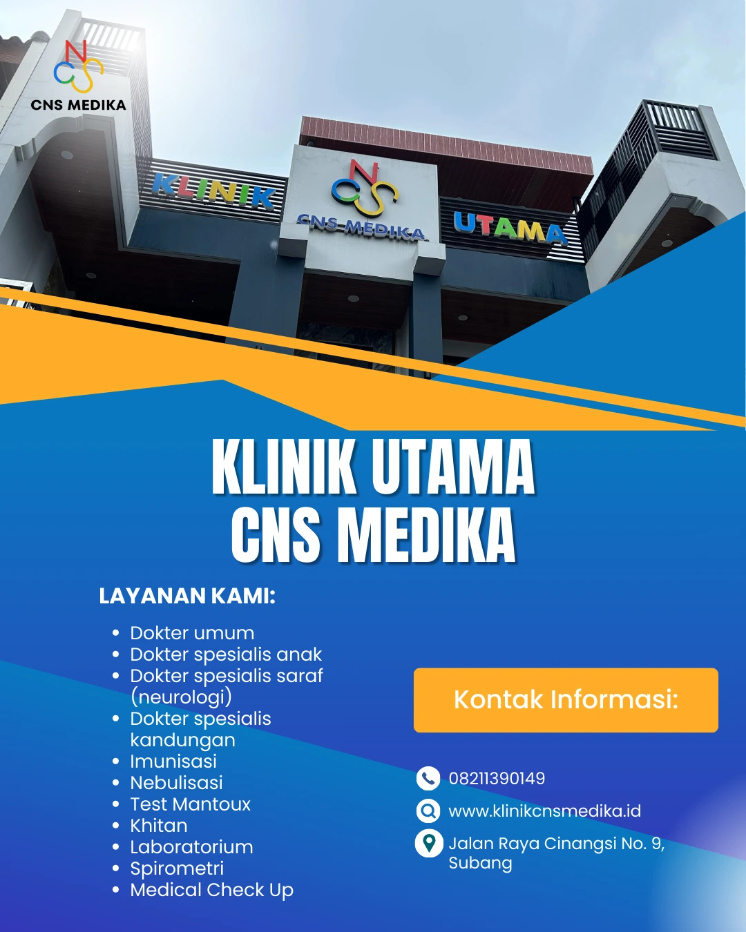 Klinik yang Bagus di Cibogo Subang | Klinik Utama CNS Medika