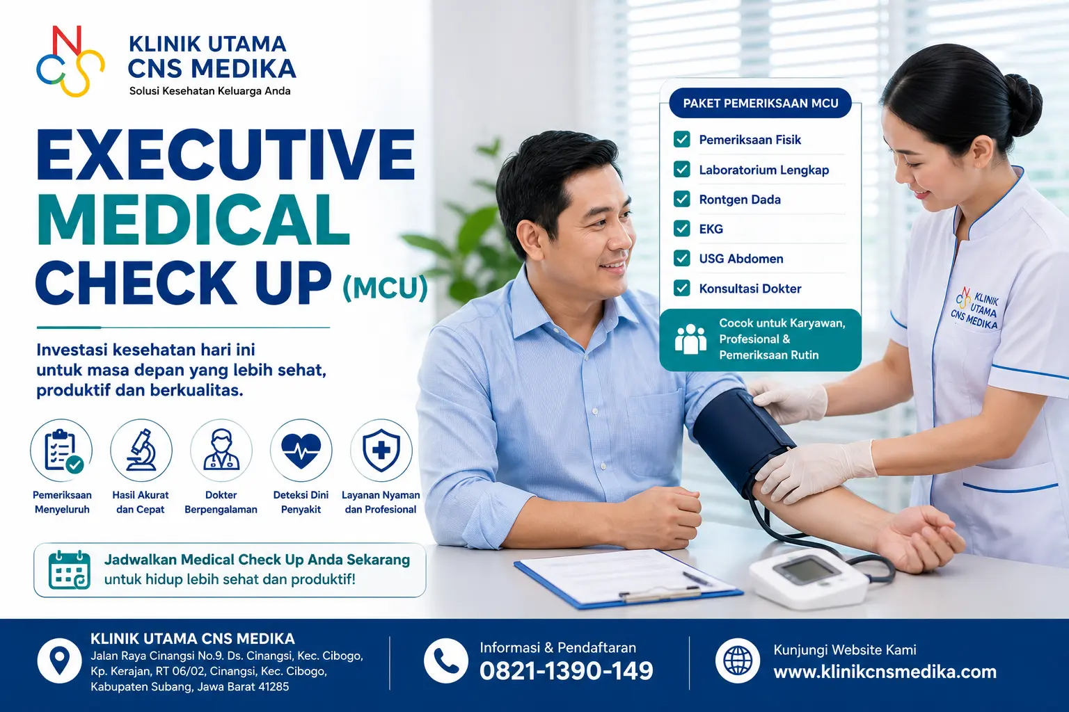 Executive Medical Check Up (MCU) Subang | CNS Medika Executive Medical Check Up (MCU) Subang | CNS Medika