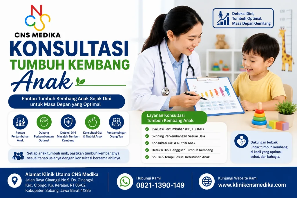 Konsultasi tumbuh kembang anak Subang - CNS Medika