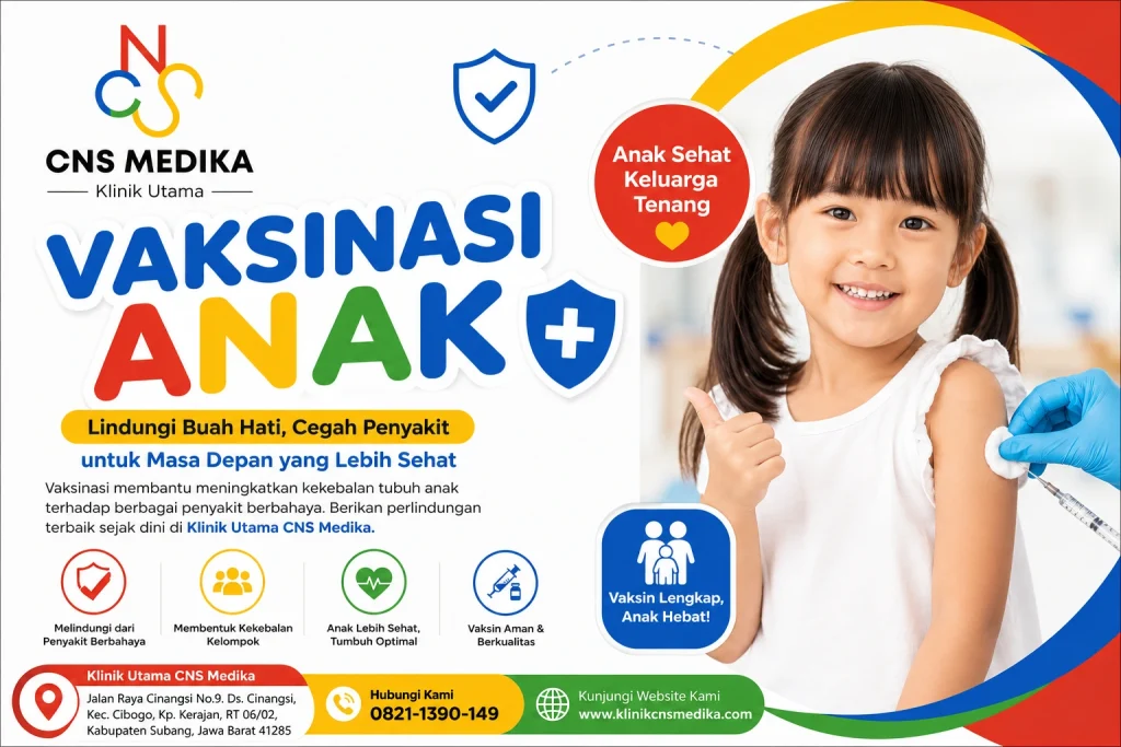 Vaksinasi Anak Subang - CNS Medika